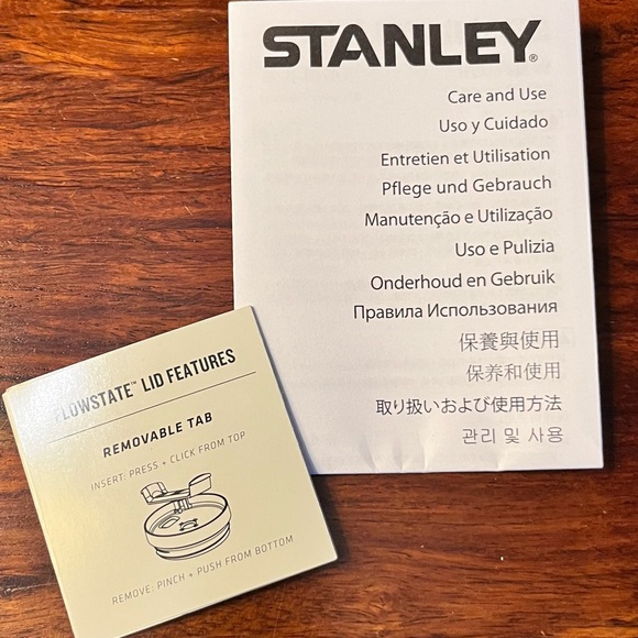 NWT Stanley Flowstate Quencher H2.0 Tumbler in Calcite Calacatta pattern - Picture 8 of 9